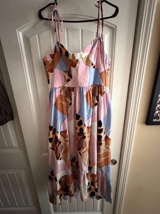 Hutch Dresses & Skirts - Hutch Pink, Blue & Brown Print Sundress